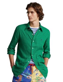 Ralph Lauren Piece Dye Linen-Cubdppcs  Green