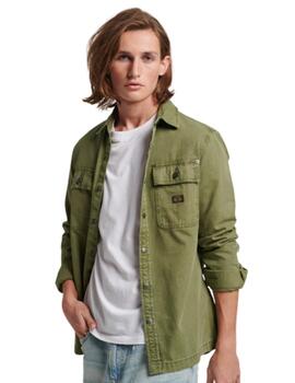 Superdry Camisa Olive Khaki