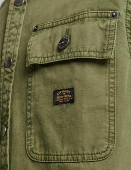 Superdry Camisa Olive Khaki