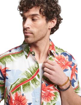 Superdry Camisa Optic Banana Leaf