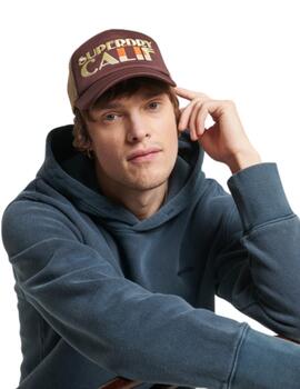 Superdry Gorro Brown Chicory Coffee