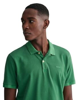 Gant  Polo Sunfaded Pique Ss Rugger Kelly Green