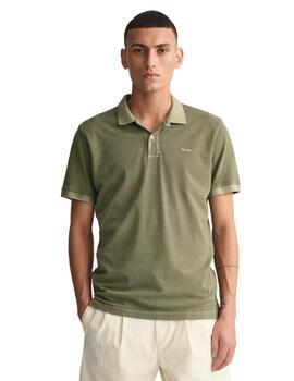 Gant  Polo Sunfaded Pique Ss Rugger Kalamata Green