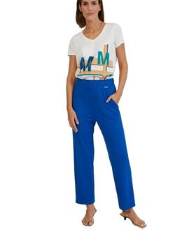 Mercedes De Miguel Pantalon Juliana Azul