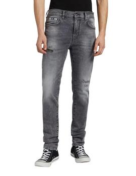 Gas Pantalones Gray Denim 10 Oz Wp39