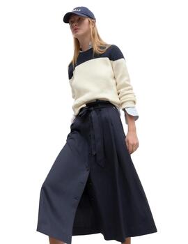 Ecoalf Kiokoalf Skirt Woman Deep Navy