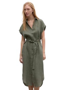 Ecoalf Amatistaalf Dress Woman Olive