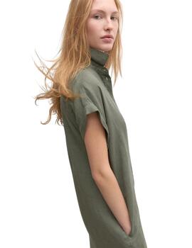 Ecoalf Amatistaalf Dress Woman Olive