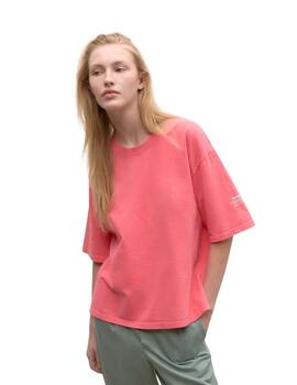 Ecoalf Fiberalf T-Shirt Woman Framboise