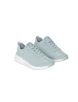 Ecoalf Princealf Knit Sneakers Woman Blue Lilac