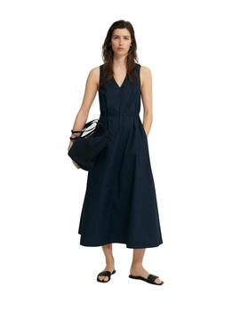 Ecoalf Cobaltalf Dress Woman Deep Navy