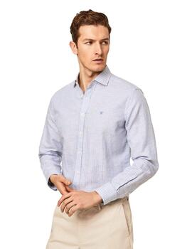 Hackett Shirt White/Blue