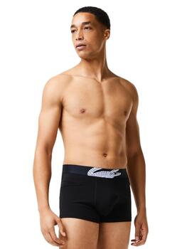 Lacoste Pack De 3 Boxers Courts Noir