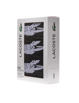 Lacoste Pack De 3 Boxers Courts Noir