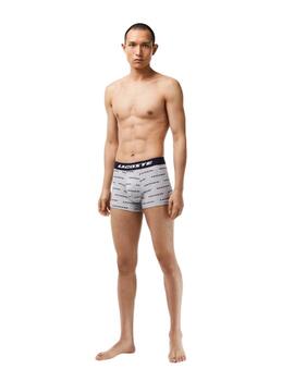 Lacoste Pack De 3 Boxers Courts Argent Chine/Marin