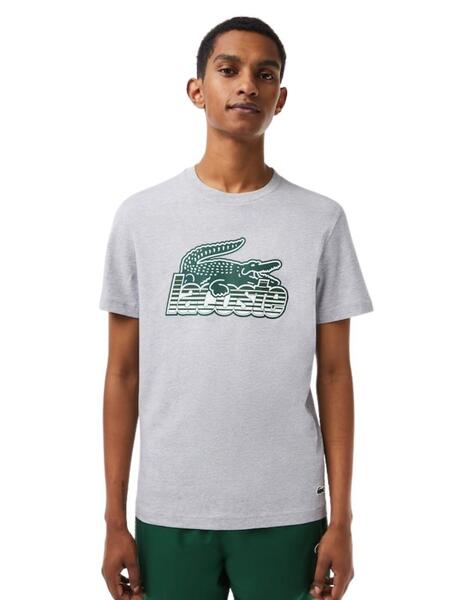 Lacoste Tee-Shirt Argent Chine