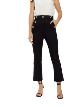 Alba Conde Pantalon Negro