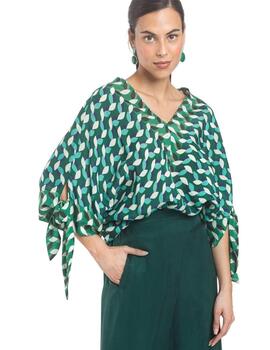 Alba Conde Blusa Verde