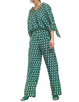 Alba Conde Pantalon Verde