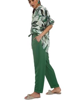 Alba Conde Pantalon Verde