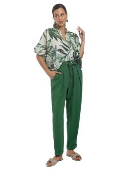 Alba Conde Pantalon Verde