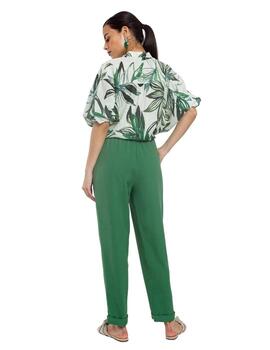 Alba Conde Pantalon Verde