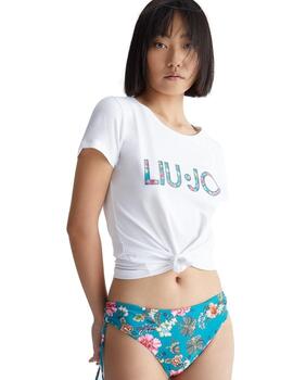 Liujo T-Shirt  B.Co/Flower Miami