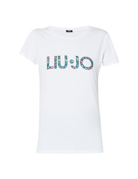 Liujo T-Shirt  B.Co/Flower Miami