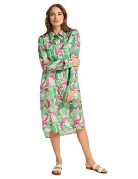 Frieda Vestido Print Waves