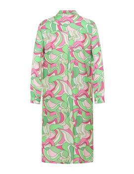 Frieda Vestido Print Waves