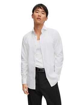 Hugo Boss Camisa Open White