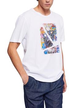 Gaudi T-Shirt Girocollo M/C Color  Coconut Milk