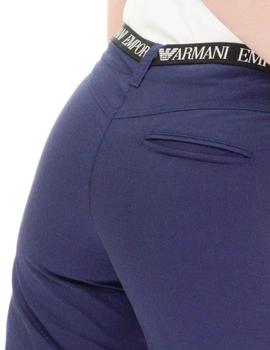 Pantalón Emporio Armani Crepúsculo Azul Mujer