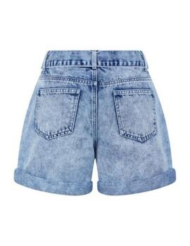 Naf Naf Short Denim Acid Wash