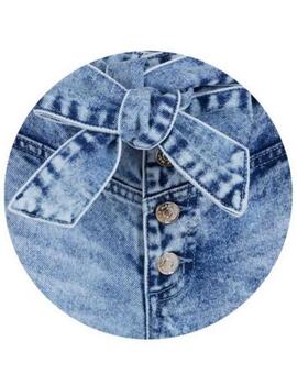 Naf Naf Short Denim Acid Wash