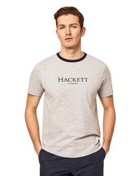 Hackett Tee Grey Marl