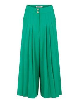 Naf Naf Pantalon Vert Tige