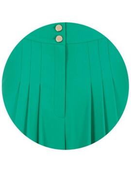 Naf Naf Pantalon Vert Tige