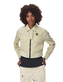 Blauer Cazadora Giubbini Corti Sfoderato Beige Chi