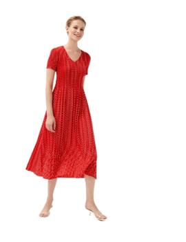 Leo & Ugo Vestido Red/White