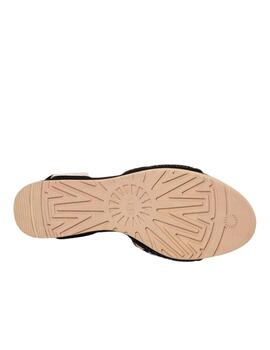 Ugg Sandalias W Abbot Ankle Wrap Blk - Black