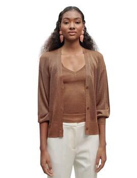 Lola Casademunt Cardigan Punto Toffee