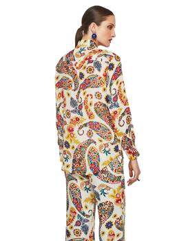 Mirto  Blusa Mujer M/L Estampado
