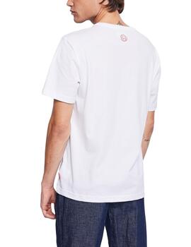 Gaudi T-Shirt Girocollo M/C Color  White
