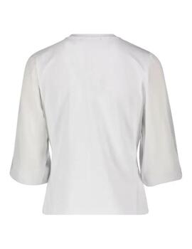 Gaudi T-Shirt M/C In Georgette Color  White