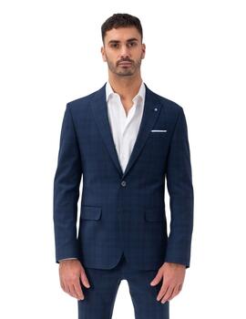 Etiem Traje Slim Fit, 2Bot.Pan.S/P-Cuadro Gales Az