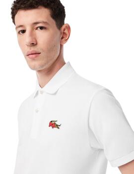 Lacoste Chemise Col Bord-Cotes Manches Longues Bla