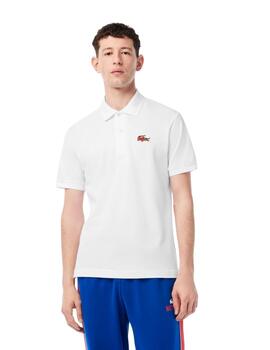 Lacoste Chemise Col Bord-Cotes Manches Longues Bla