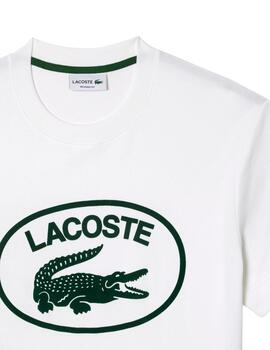 Lacoste Tee-Shirt Blanc/Vert