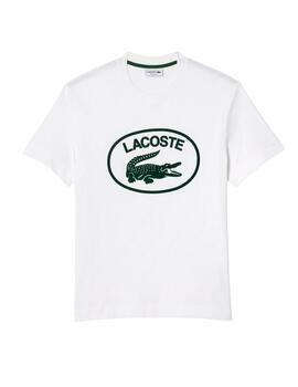 Lacoste Tee-Shirt Blanc/Vert